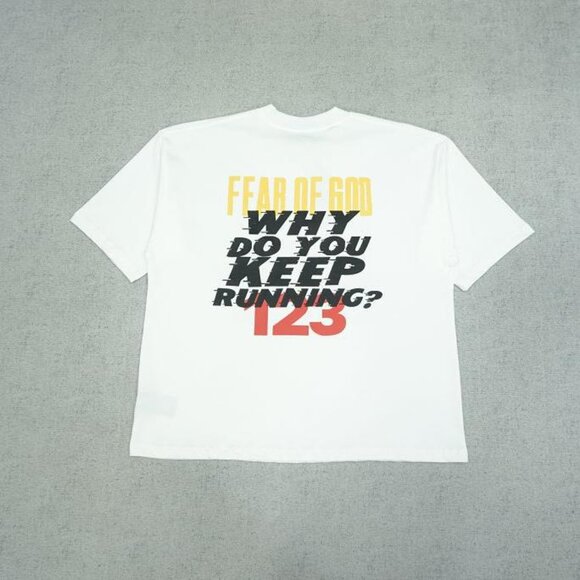 RIVINGTON ROI REBIS FEAR OF GOD Print T Shirt - Picture 5 of 5